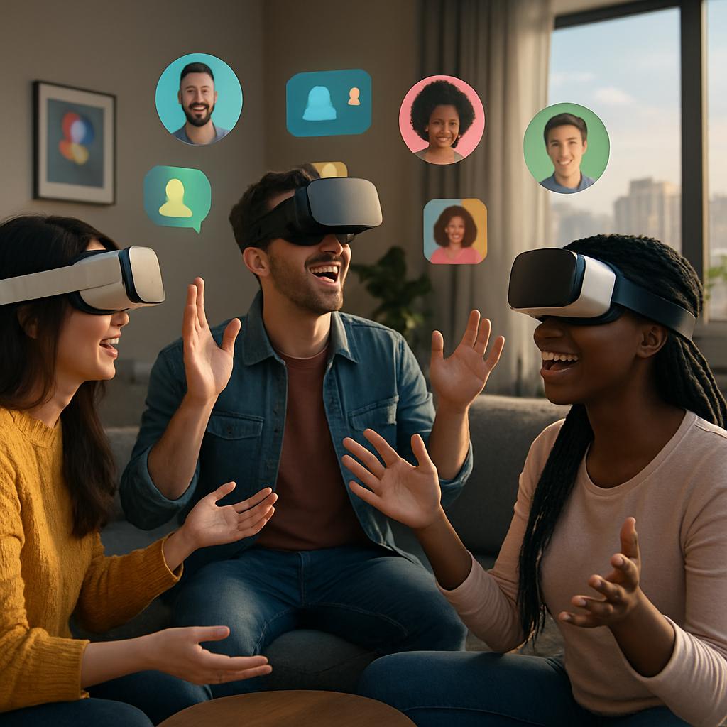 Augmented Reality (AR) and Virtual Reality (VR) in social media: how immersive experiences are changing brand outreach. VR social spaces: presence over passive viewing Augmented Reality (AR) and Virtual Reality (VR) in social media: how immersive experiences are changing brand outreach. VR social spaces: presence over passive viewing