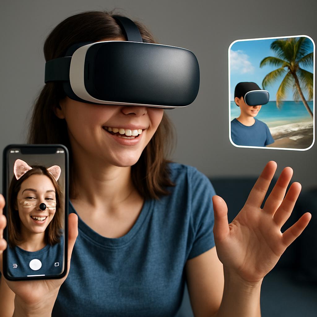 Augmented Reality (AR) and Virtual Reality (VR) in social media: how immersive experiences are changing brand outreach. How AR filters reshaped user engagement Augmented Reality (AR) and Virtual Reality (VR) in social media: how immersive experiences are changing brand outreach. How AR filters reshaped user engagement