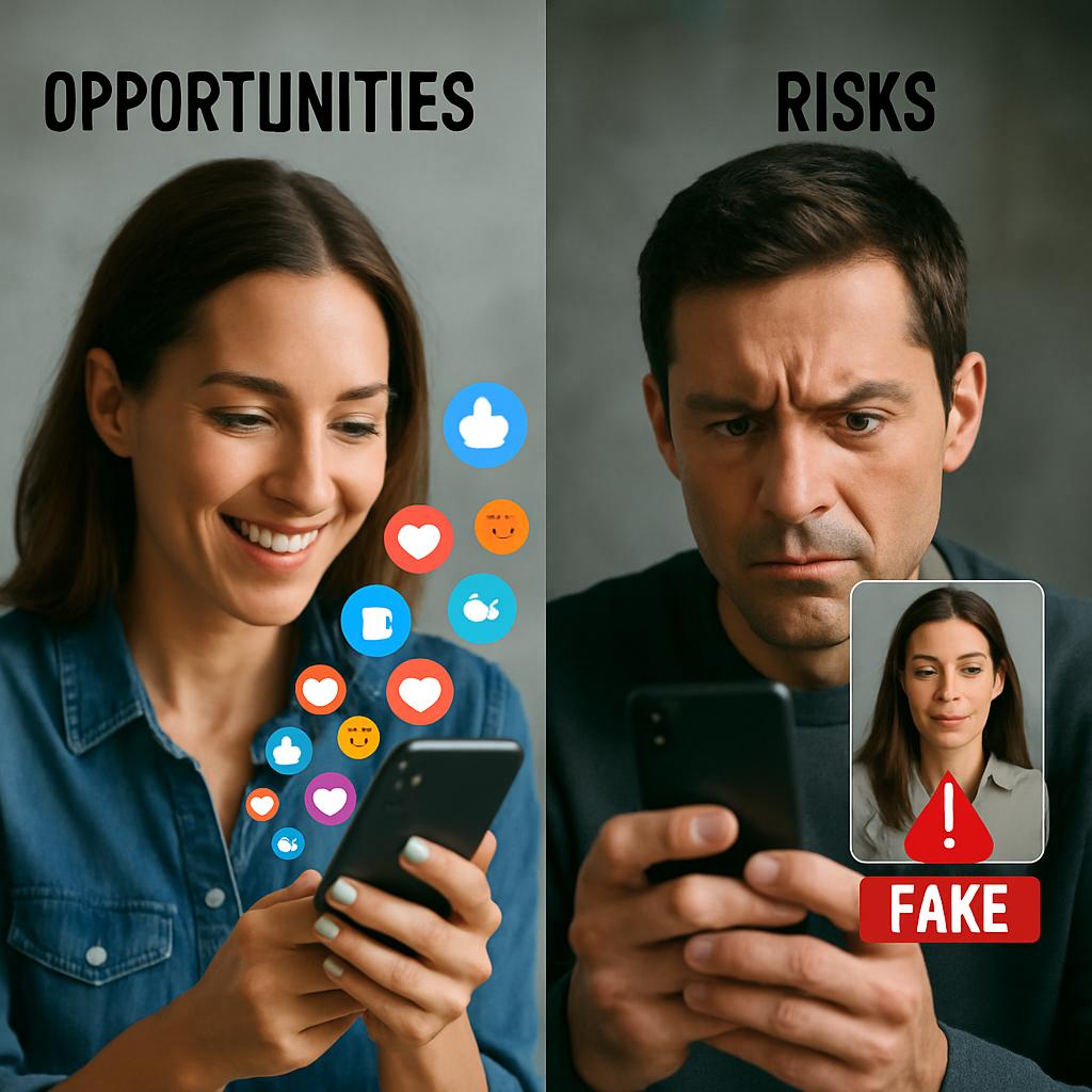 The rise of generative AI content in social media marketing: opportunities & risks. Risks: what can go wrong and why it matters The rise of generative AI content in social media marketing: opportunities & risks. Risks: what can go wrong and why it matters