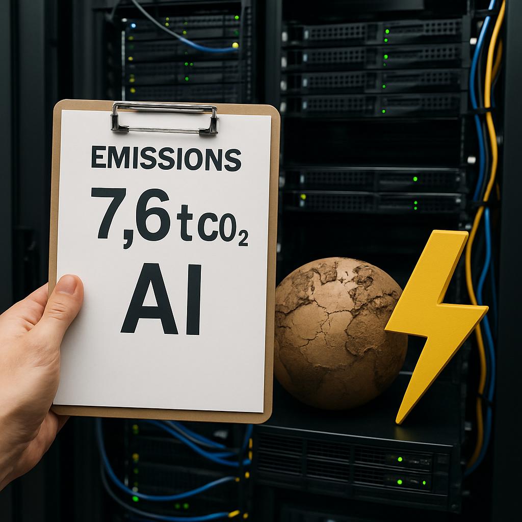 Environmental impact and energy consumption of AI. Quantifying emissions: tricky but doable