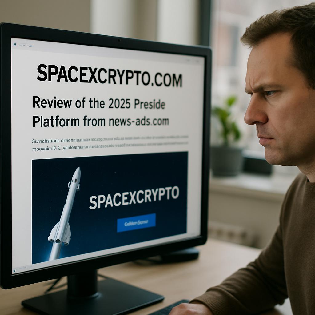 SpaceXCrypto.com: review of the 2025 presale platform from news-ads.com. Real-life example: a cautious presale I reviewed SpaceXCrypto.com: review of the 2025 presale platform from news-ads.com. Real-life example: a cautious presale I reviewed