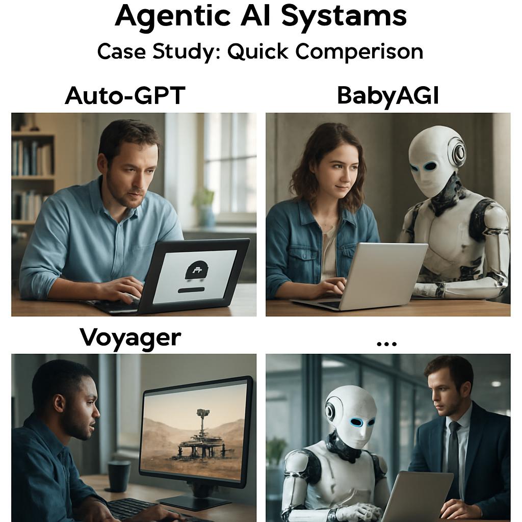 Agentic AI systems. Case study table: quick comparison Agentic AI systems. Case study table: quick comparison