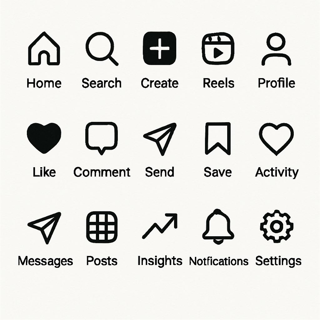 What Do The Icons On Instagram Mean?. Troubleshooting icons that disappear or behave oddly