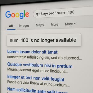 Google shutters a longtime shortcut: why the &num=100 change matters