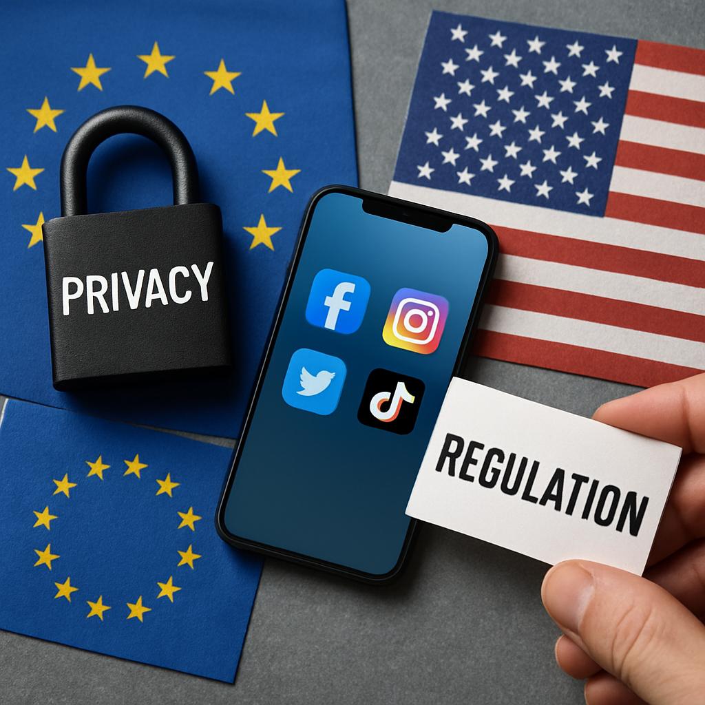 How privacy rules are rewiring social media strategy in Europe and the US